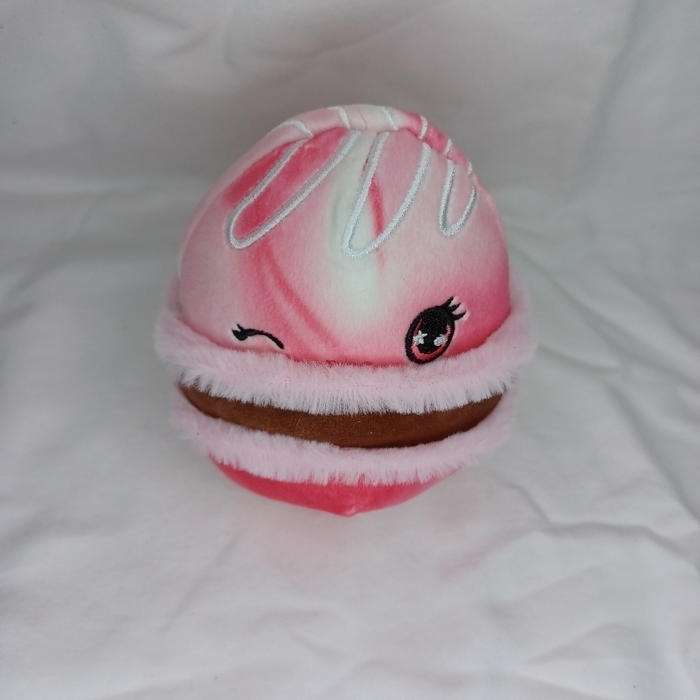 Squishmallows Pink and Brown Macaron Plush Toy
